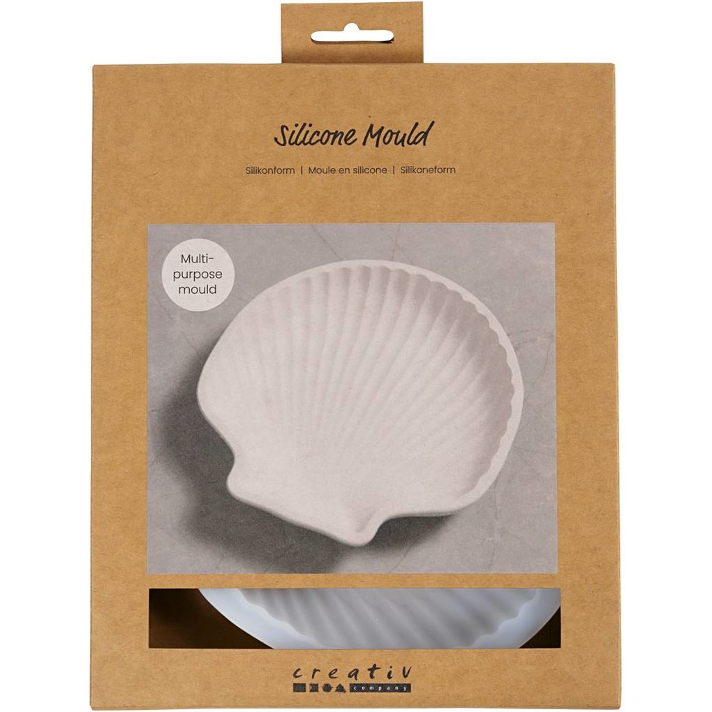 Creativ Company Silikonform Muschelschale H 25 cm L 145 cm B 14 cm 1 Stk