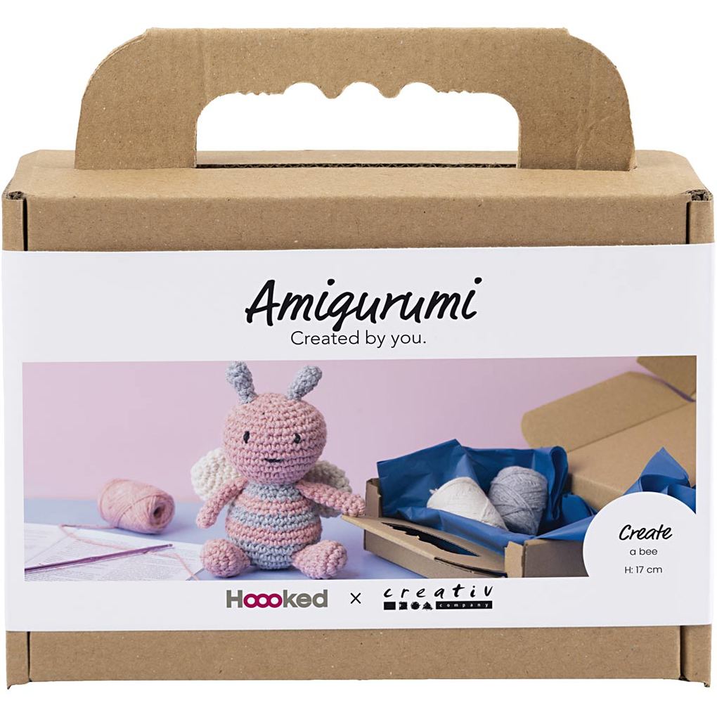 Creativ Company Kreativ Set Amigurumi Honigbiene Pastellfarben