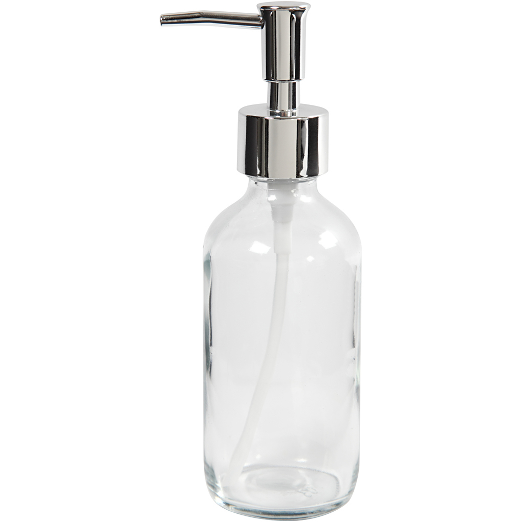 Creativ Company Seifenspender H 193 cm D 63 cm 230 ml Transparent 1 Stk