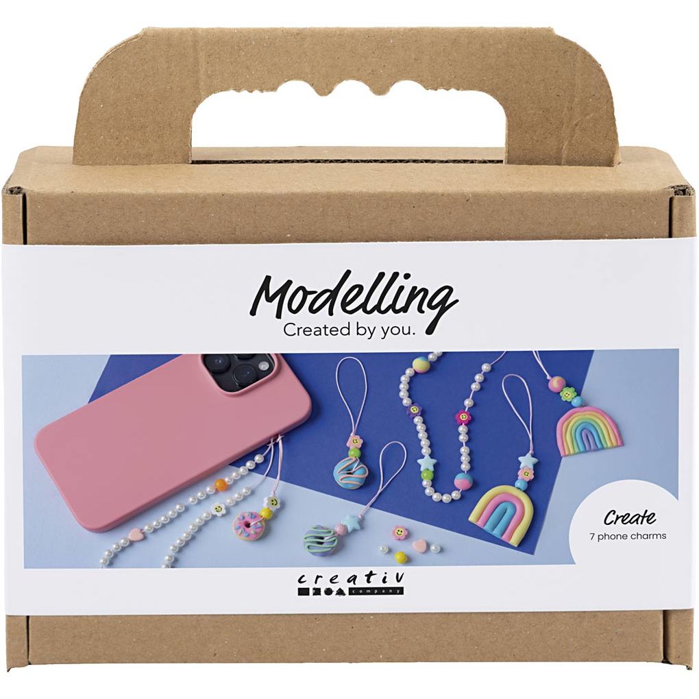 Creativ Company Mini Kreativ Set Modellieren Mobile Anhänger sortierte Farben
