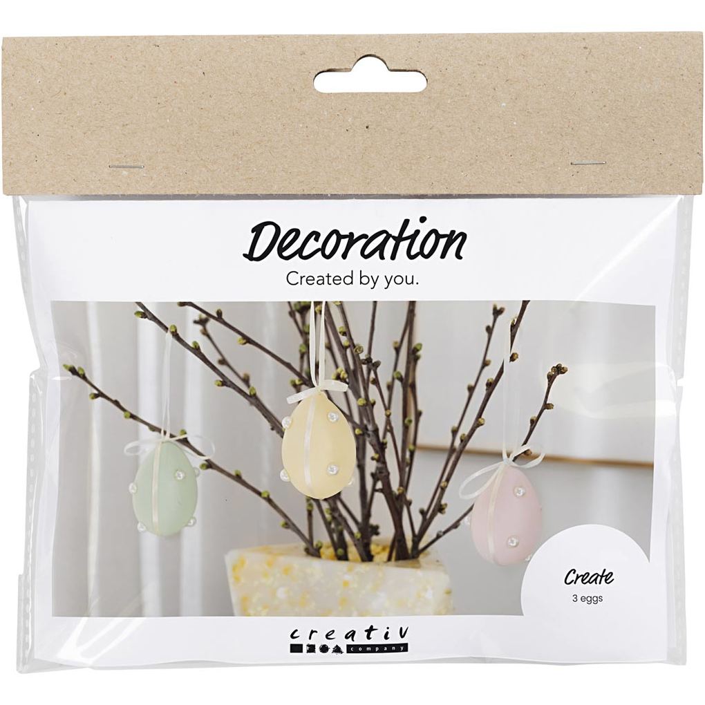 Creativ Company Mini Kreativ Set Dekoration Eier Pastellfarben