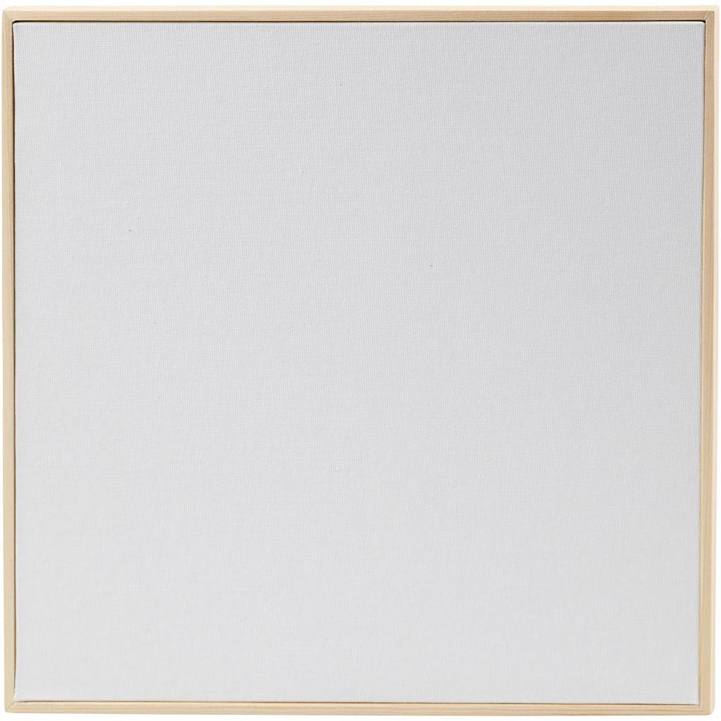 Creativ Company Malpappe mit Rahmen Größe 30x30 cm 280 g Weiß 1 Stk