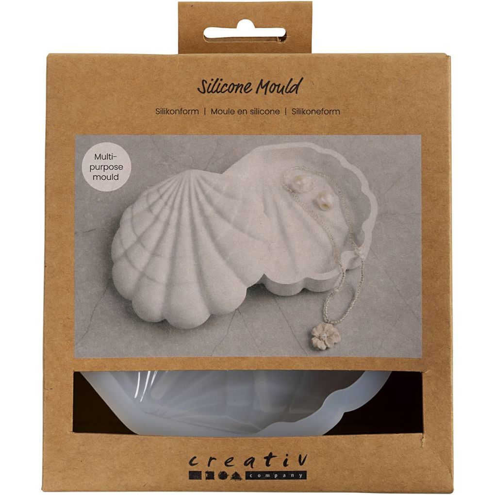 Creativ Company Silikonform Muschel H 3 cm L 132 cm B 133 cm 1 Stk