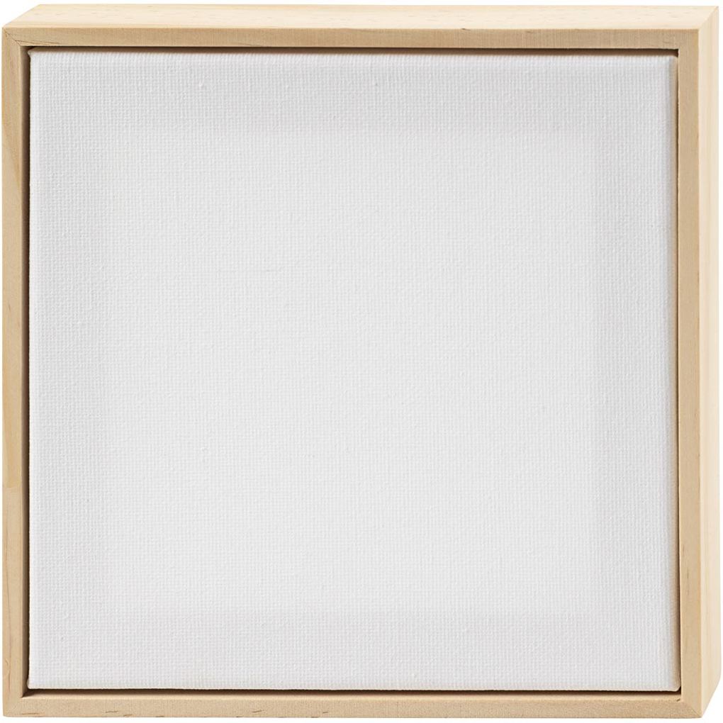 Creativ Company Gespannte Leinwand mit Rahmen Größe 158x158 cm 280 g Weiß 1 Stk