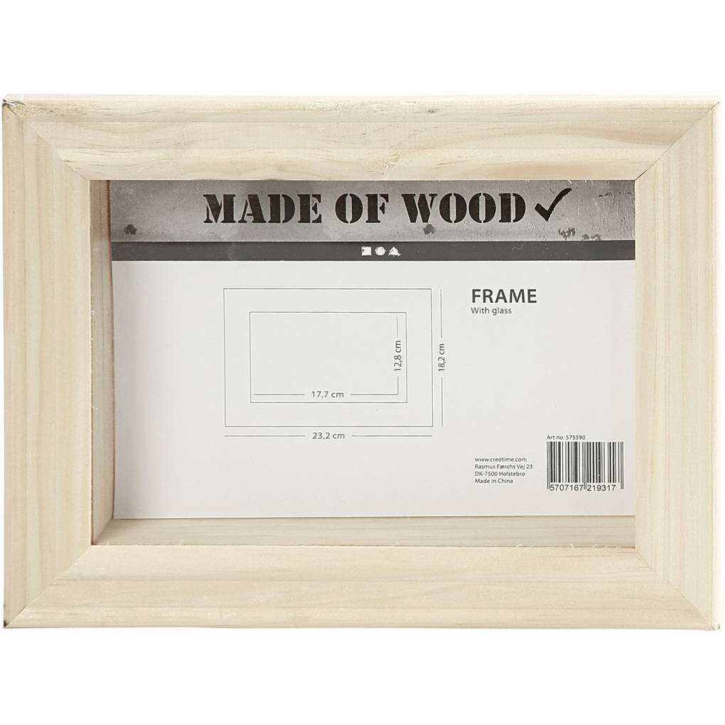 Creativ Company 3D-Rahmen mit Glas T 25 cm Größe 182x232 cm 1 Stk