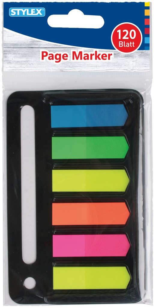 Stylex Page-Marker 120 Flaggen farbig