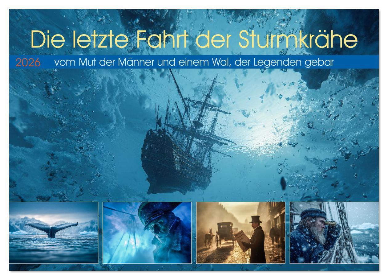Die letzte Fahrt der Sturmkrähe (Wandkalender 2026 DIN A4 quer) CALVENDO Monatskalender