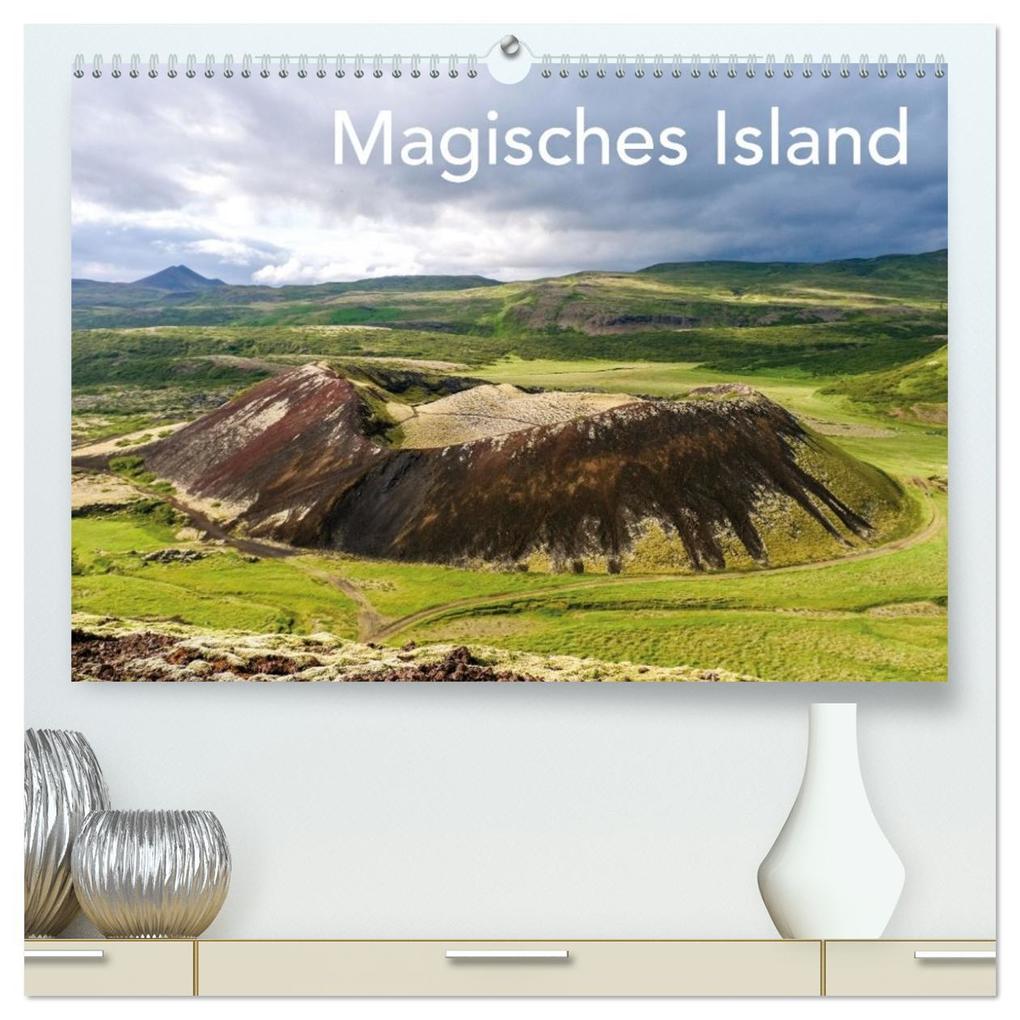 Magisches Island (hochwertiger Premium Wandkalender 2026 DIN A2 quer) Kunstdruck in Hochglanz
