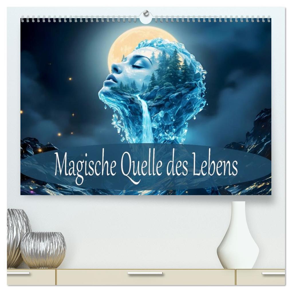 Magische Quelle des Lebens (hochwertiger Premium Wandkalender 2026 DIN A2 quer) Kunstdruck in Hochglanz