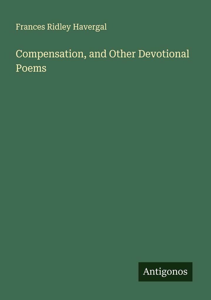 Compensation and Other Devotional Poems