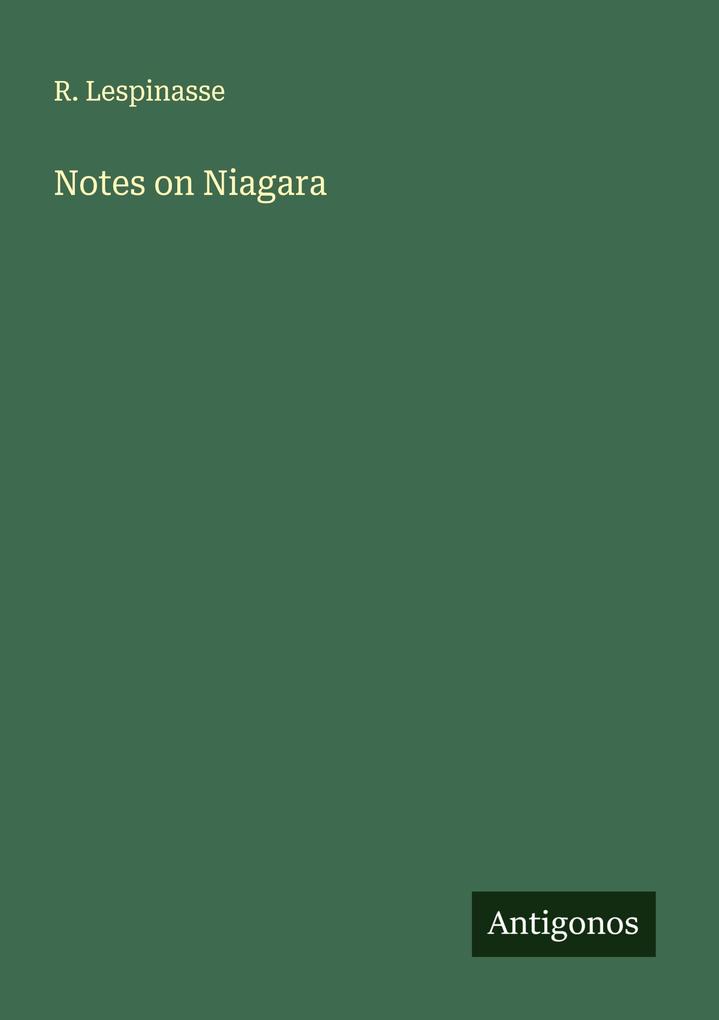 Notes on Niagara