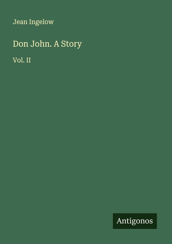 Don John. A Story