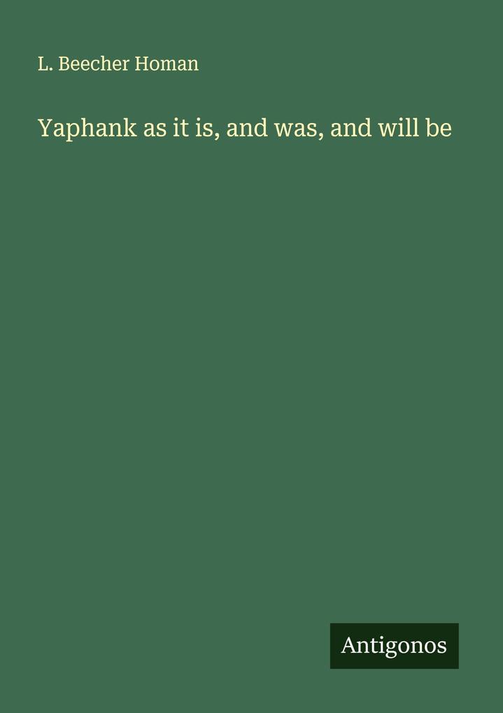 Yaphank as it is and was and will be