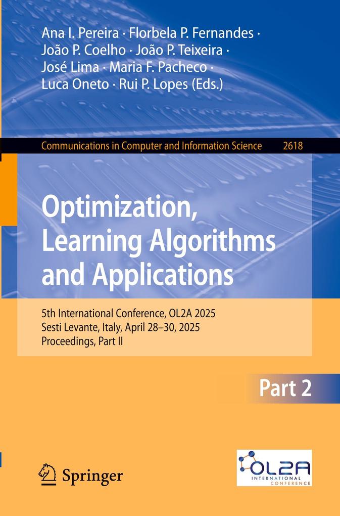 Optimization Learning Algorithms and Applications