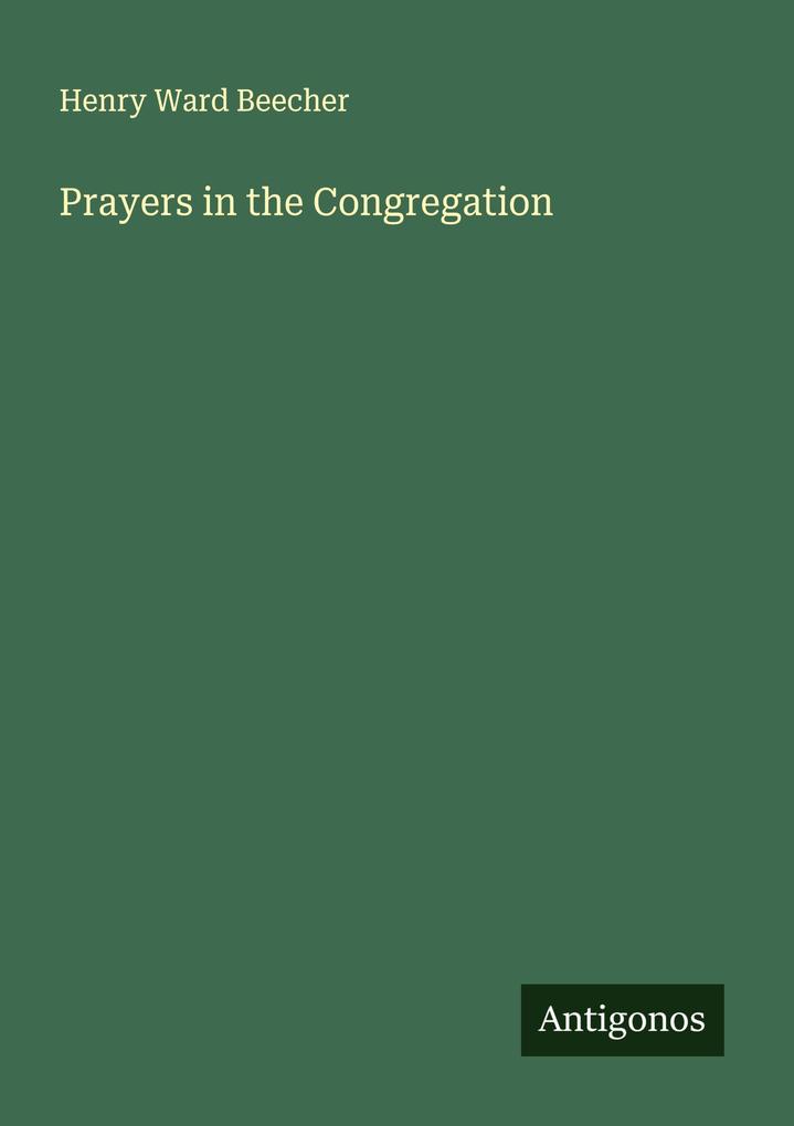 Prayers in the Congregation