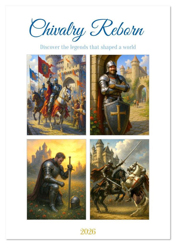 Chivalry Reborn (Wall Calendar 2026 DIN A2 portrait) CALVENDO 12 Month Wall Calendar