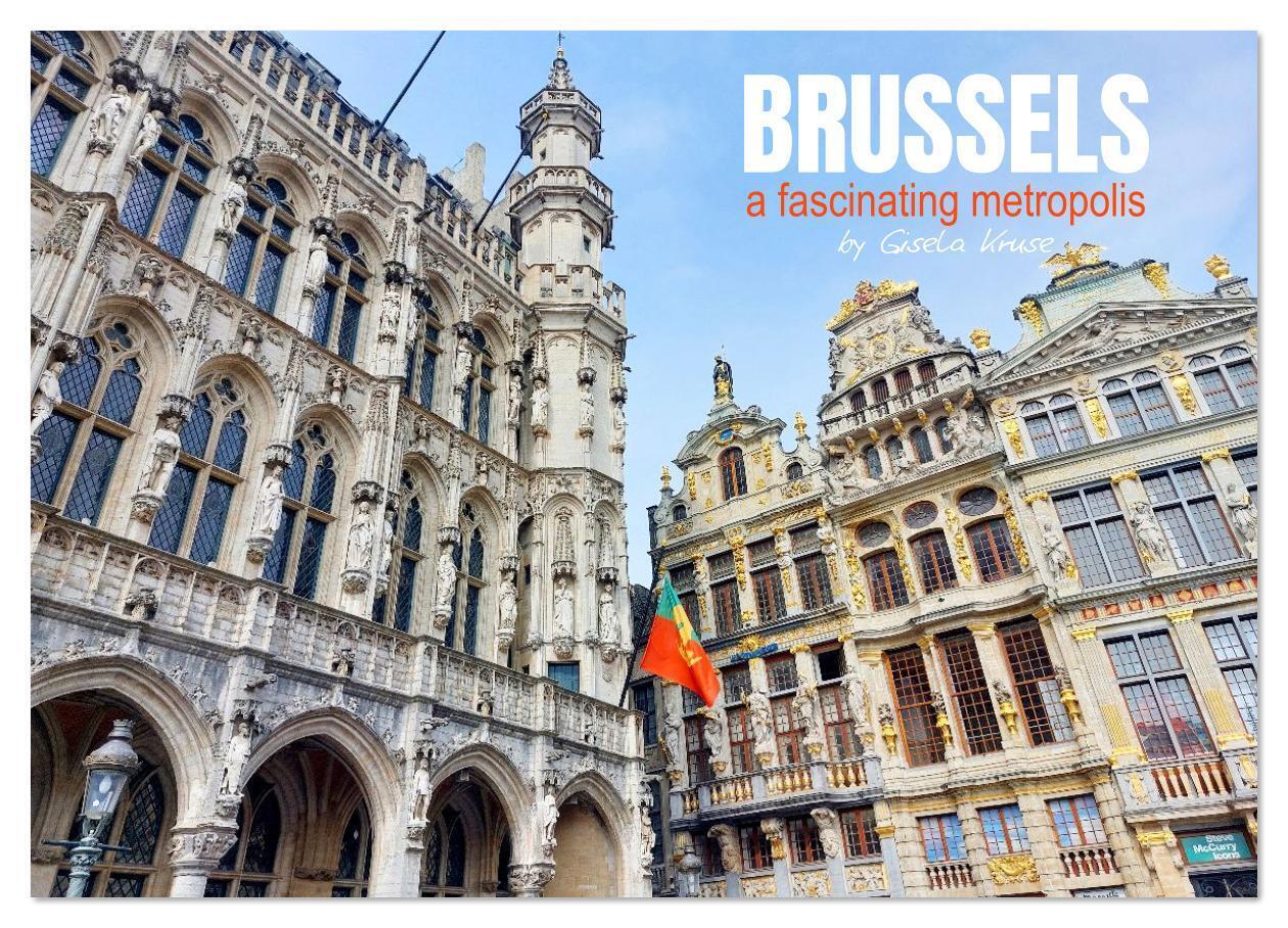 Brussels - a fascinating metropolis (Wall Calendar 2026 DIN A2 landscape) CALVENDO 12 Month Wall Calendar
