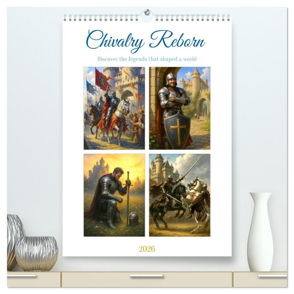 Chivalry Reborn (High Quality Premium Wall Calendar 2026 DIN A2 portrait)CALVENDO 12 Month Wall Calendar