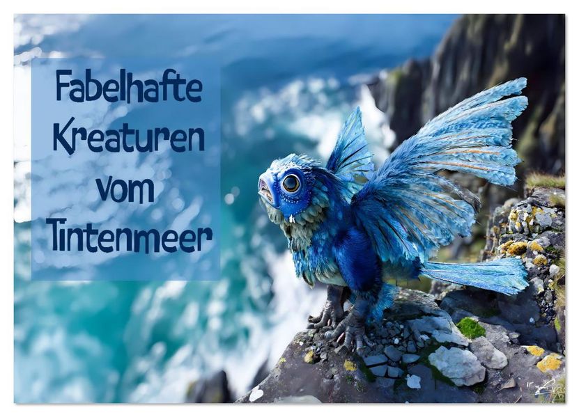 Fabelhafte Kreaturen vom Tintenmeer (Wandkalender 2026 DIN A4 quer) CALVENDO Monatskalender