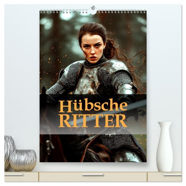 Hübsche Ritter (hochwertiger Premium Wandkalender 2026 DIN A2 hoch) Kunstdruck in Hochglanz