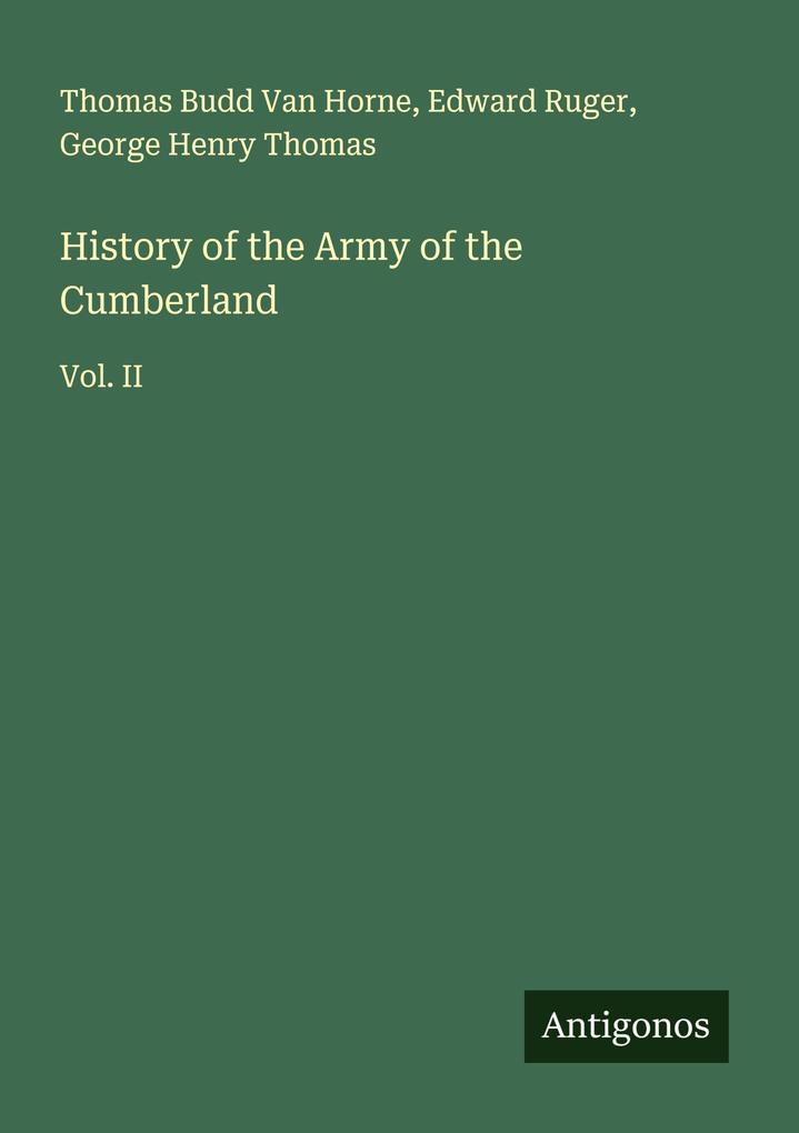 History of the Army of the Cumberland