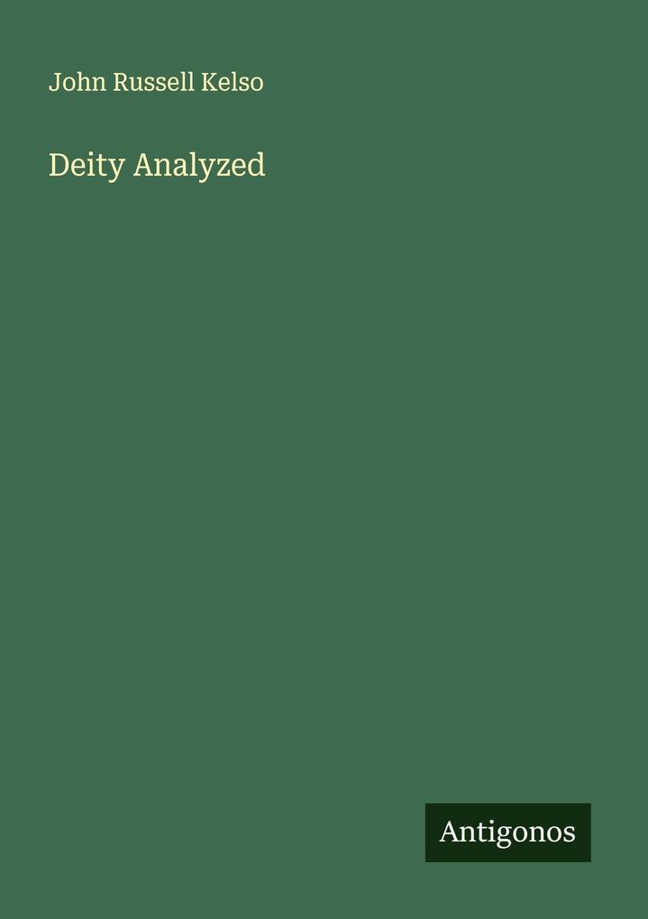Deity Analyzed