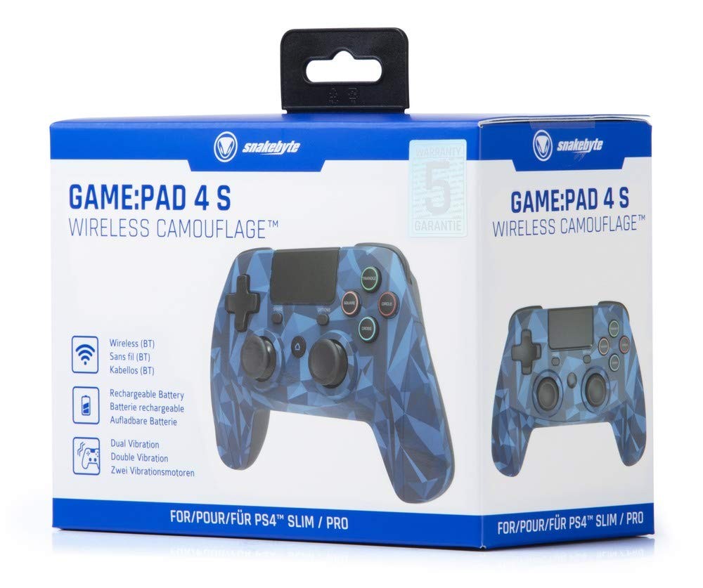 Snakebyte GAME:PAD 4S - Wireless Bluetooth Controller camouflage