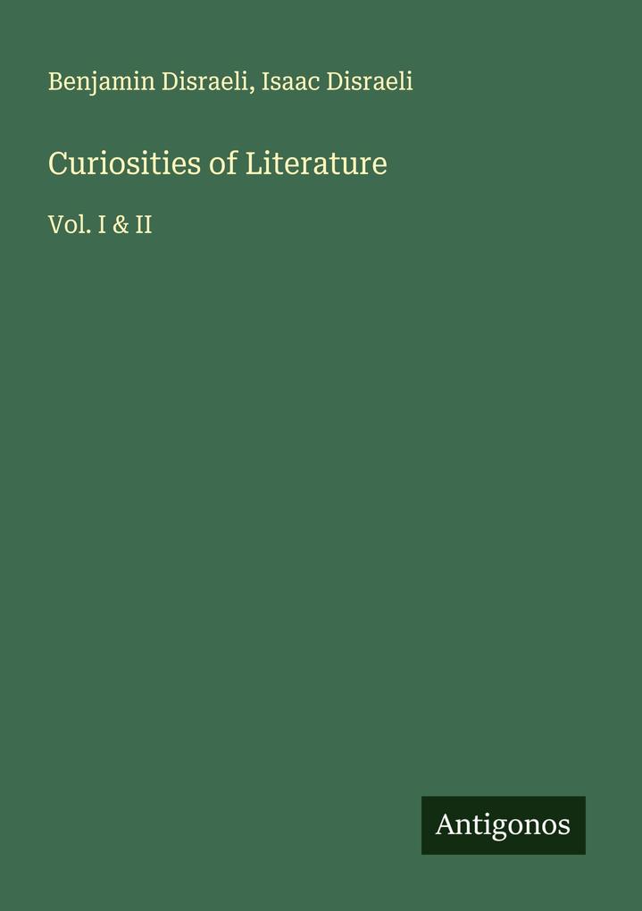 Curiosities of Literature
