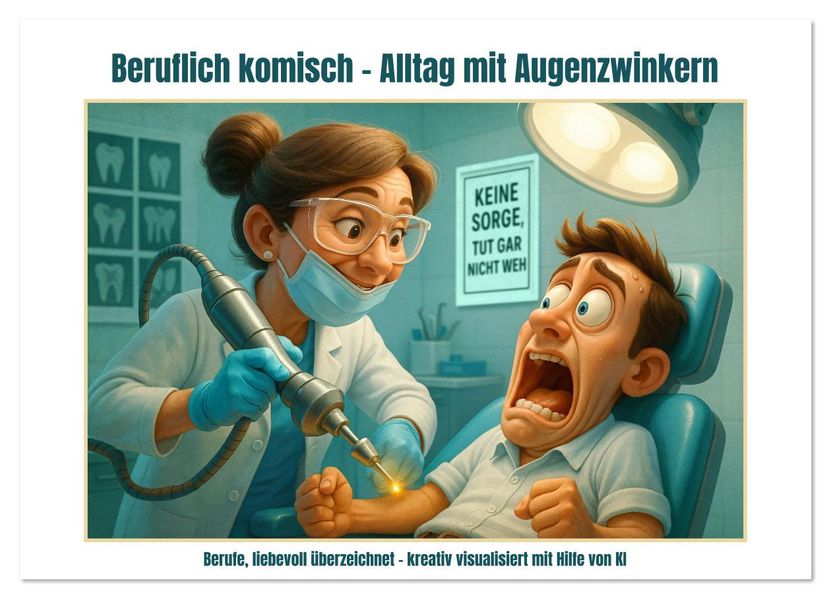 Beruflich komisch - Alltag mit Augenzwinkern (Wandkalender 2026 DIN A4 quer) CALVENDO Monatskalender