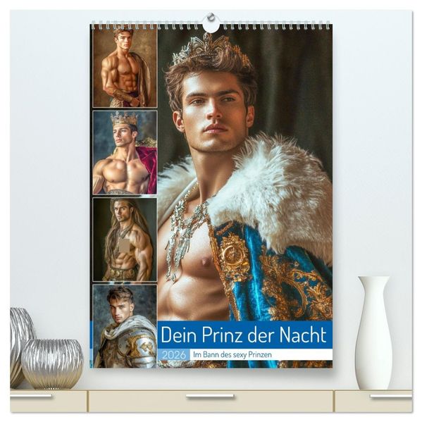 Dein Prinz der Nacht (hochwertiger Premium Wandkalender 2026 DIN A2 hoch) Kunstdruck in Hochglanz