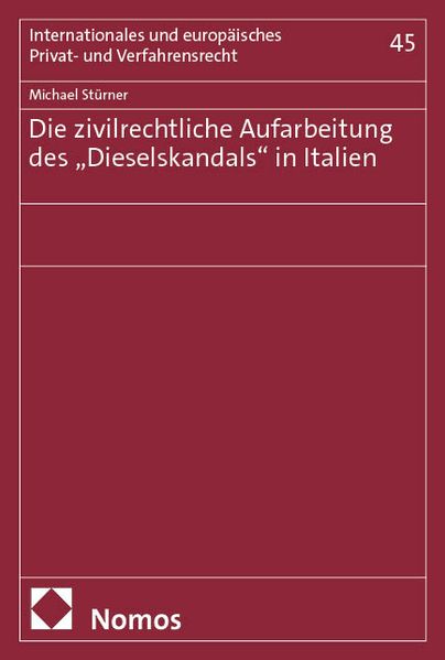 Die zivilrechtliche Aufarbeitung des 'Dieselskandals' in Italien