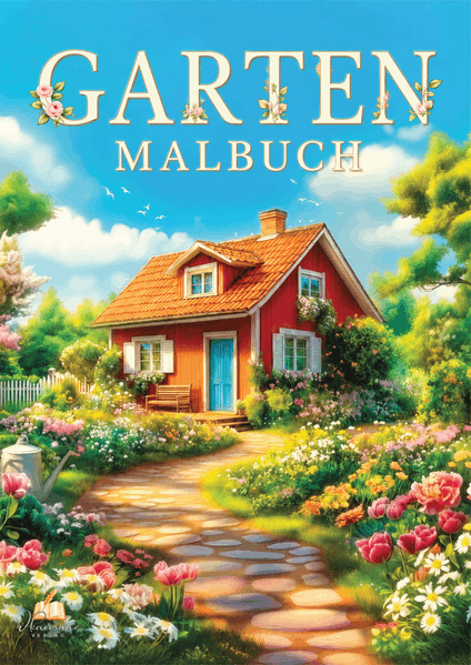 Garten Malbuch für Erwachsene - 50 Ausmalbilder zur Entspannung