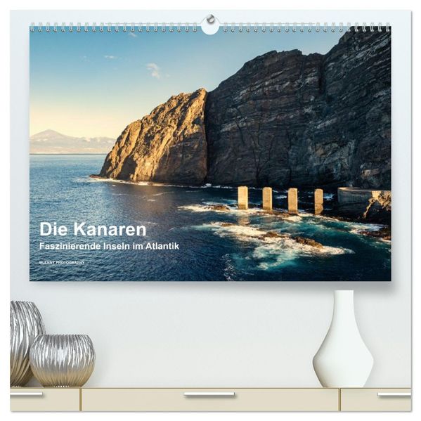 Die Kanaren - Faszinierende Inseln im Atlantik (hochwertiger Premium Wandkalender 2026 DIN A2 quer) Kunstdruck in Hochglanz