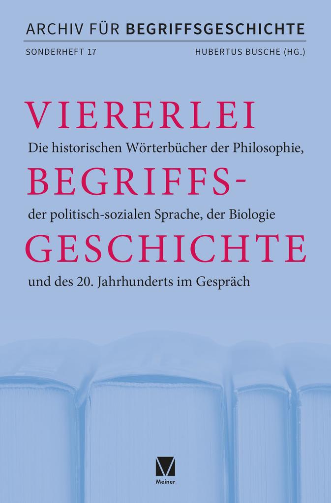 Viererlei Begriffsgeschichte