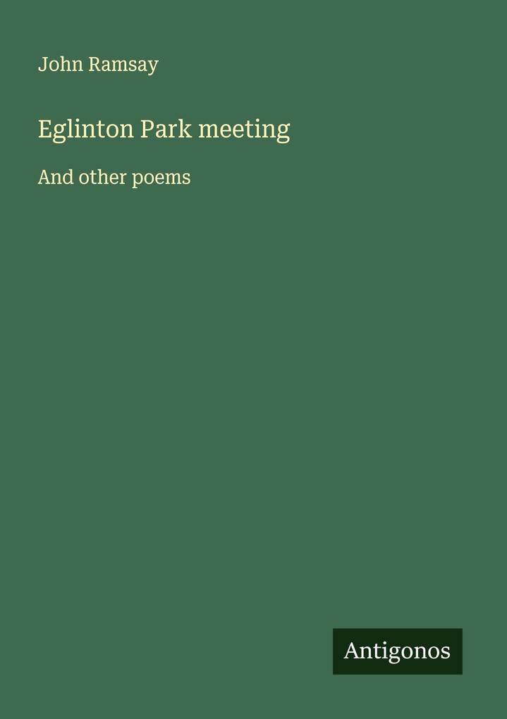 Eglinton Park meeting