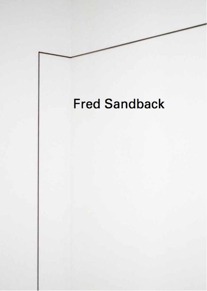 Fred Sandback. Threading Space