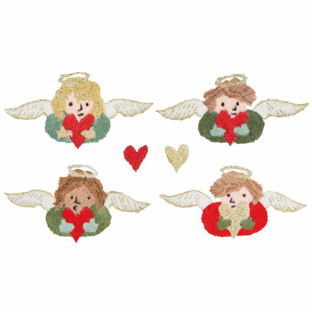 Stick & Stitch Packung Engel mit Herzen