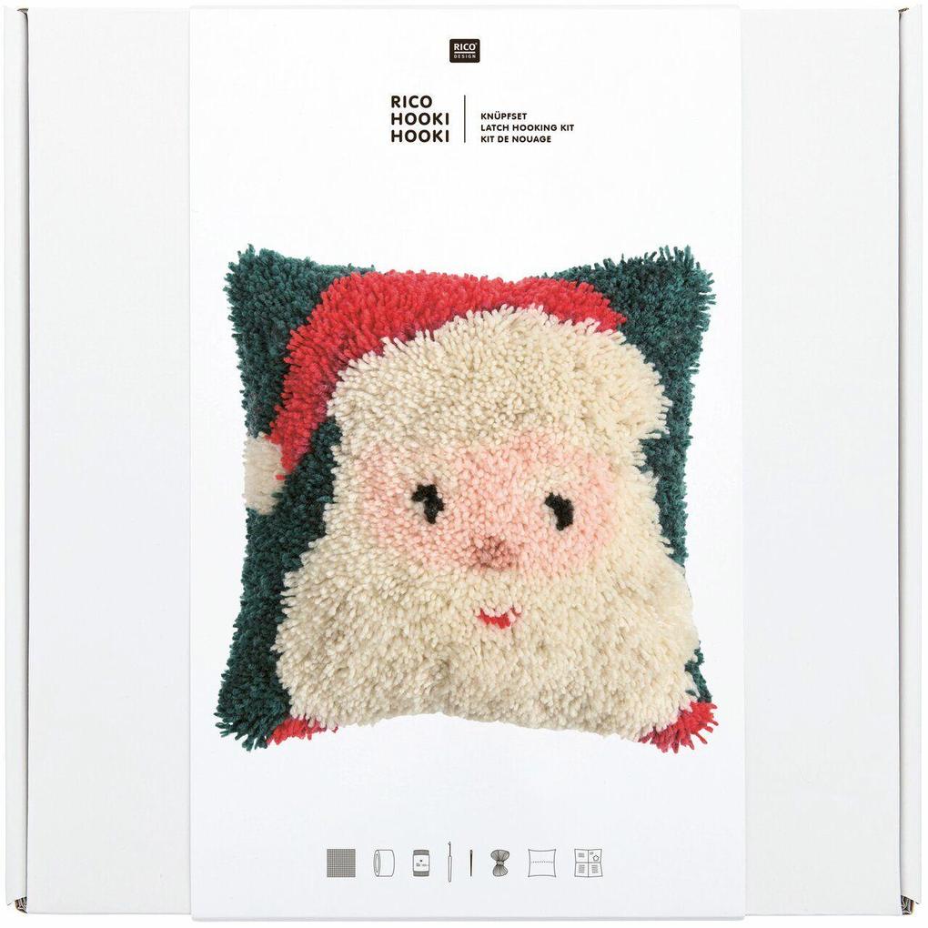 Rico Hooki Hooki Knüpfset Kissen Santa