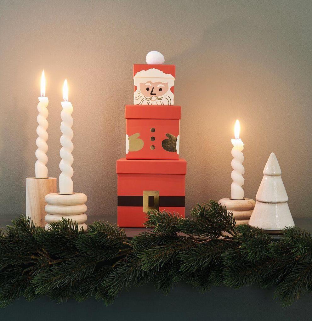 Rico Design Gmbh & Co.kg Geschenkboxen-Set Weihnachtsmann Fsc Recycled