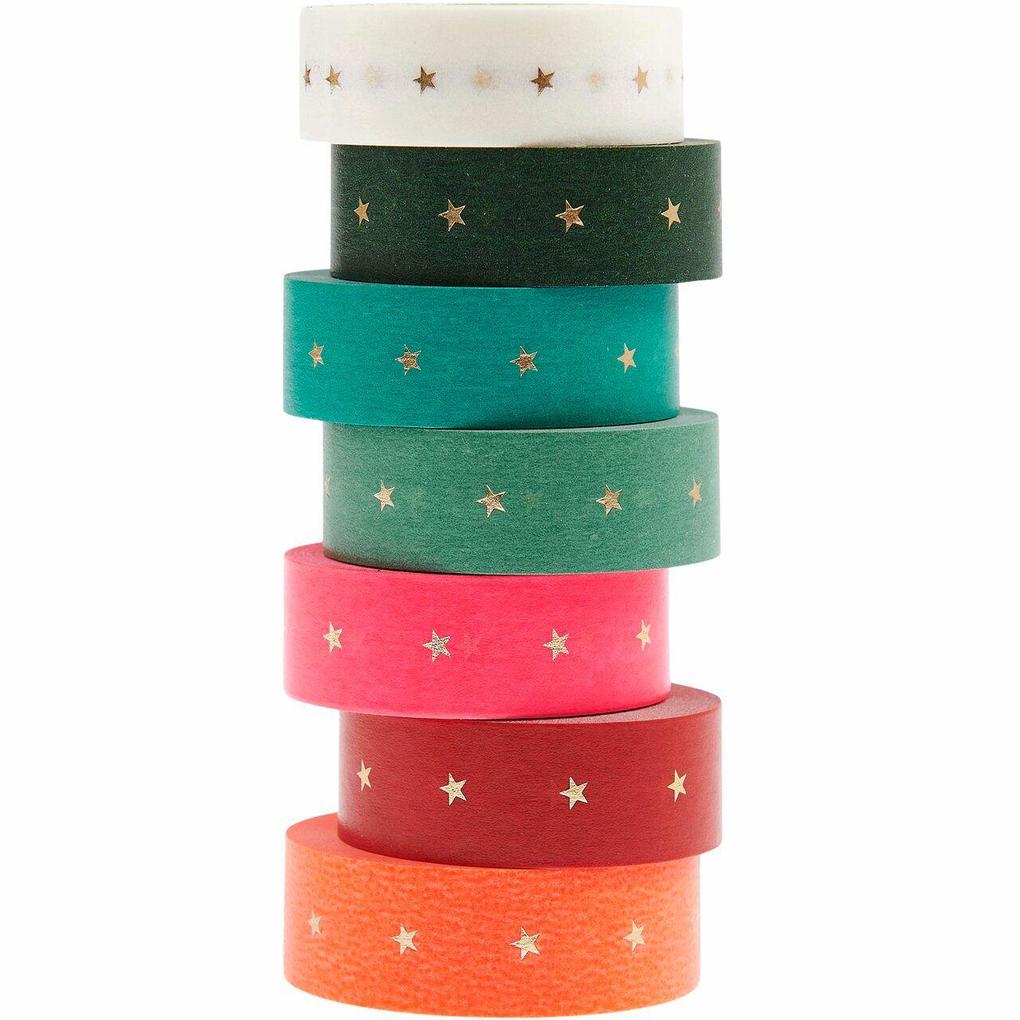 Maxi Tape Set Sterne FSC MIX 7 Stk.