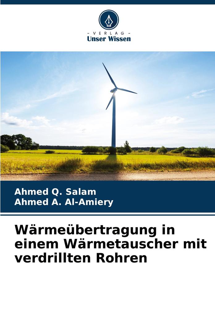 Wärmeübertragung in einem Wärmetauscher mit verdrillten Rohren