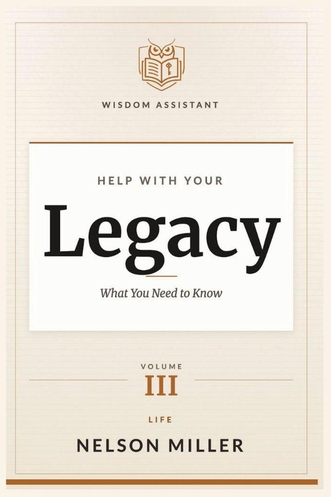 Help with Your Legacy