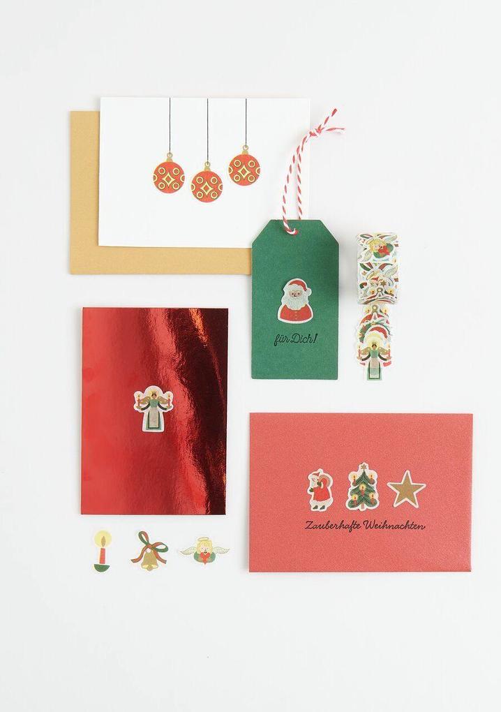 Washi Sticker Weihnachtsmann FSC MIX