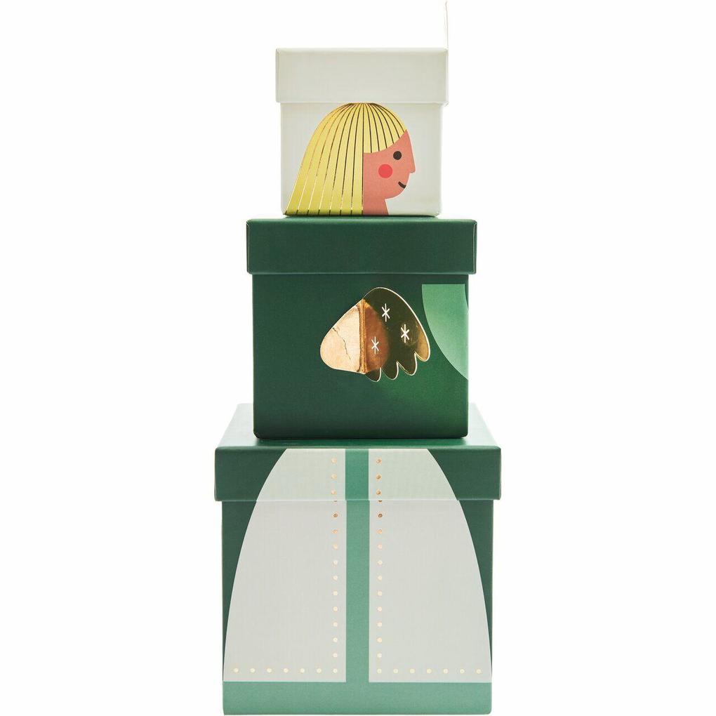 Geschenkboxen-Set Engel FSC RECYCLED