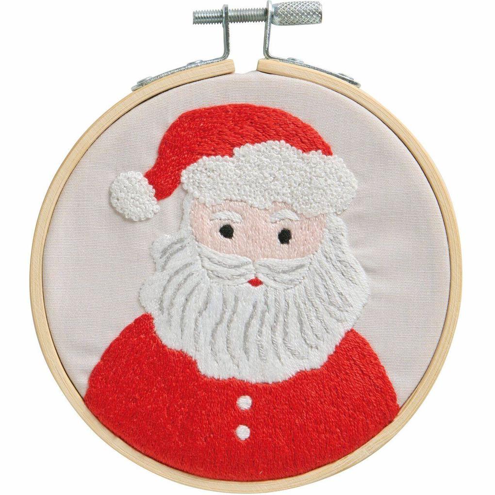 Stickpackung Vorgezeichnet Portrait Santa