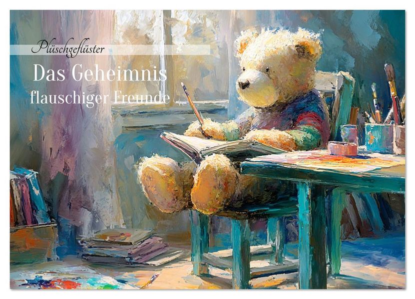 Das geheime Leben flauschiger Freunde (Wandkalender 2026 DIN A2 quer) CALVENDO Monatskalender