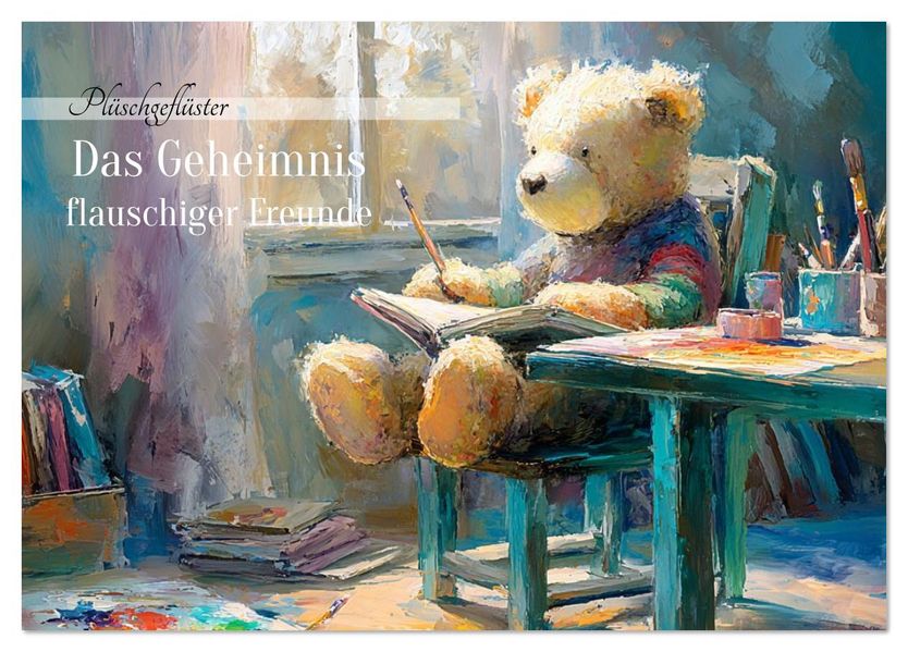 Das geheime Leben flauschiger Freunde (Tischkalender 2026 DIN A5 quer) CALVENDO Monatskalender