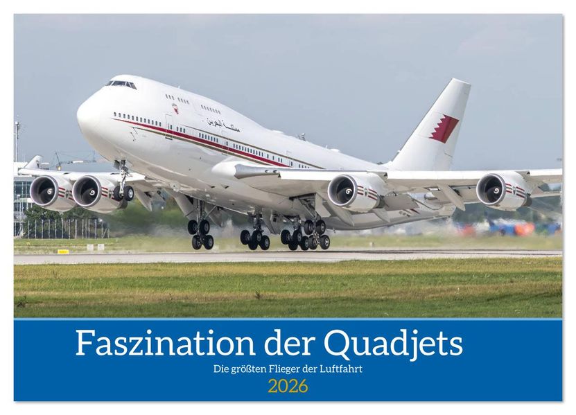 Die Faszination der Quadjets (Wandkalender 2026 DIN A3 quer) CALVENDO Monatskalender