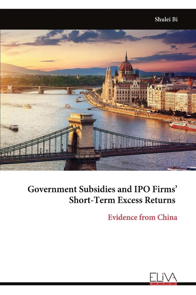 Government Subsidies and IPO Firms' Short-Term Excess Returns
