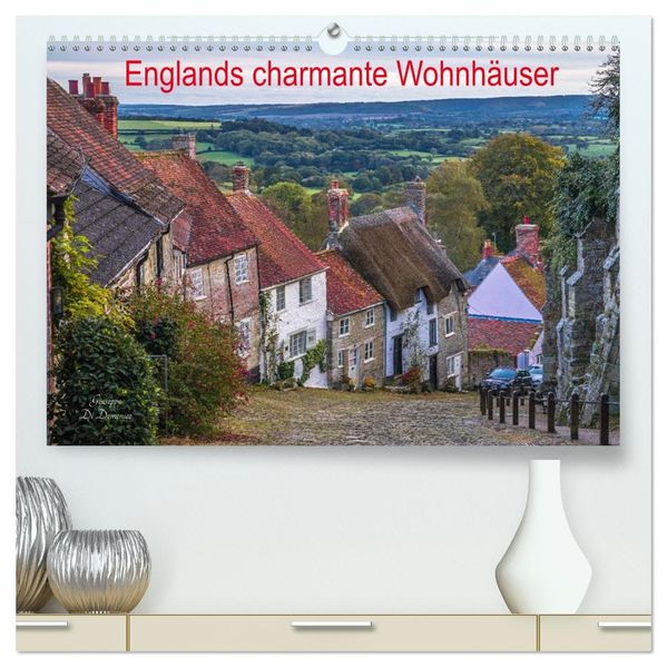Englands charmante Wohnhäuser (hochwertiger Premium Wandkalender 2026 DIN A2 quer) Kunstdruck in Hochglanz